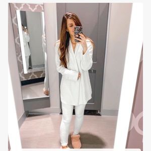 Cozy Plush Sleep Cardigan Stars Above 